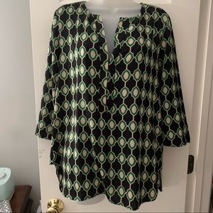 DANA BUCHMAN - Quarter Length Tunic Shirt